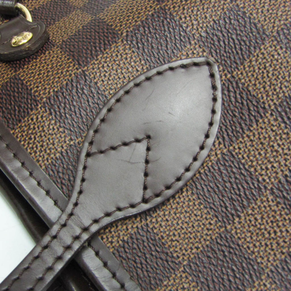 LOUIS VUITTON Brown Damier Neverfull PM Tote Bag - Picture 8 of 13